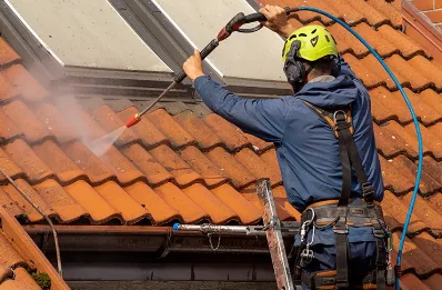 Démoussage et hydrofuge de toiture à Nébias